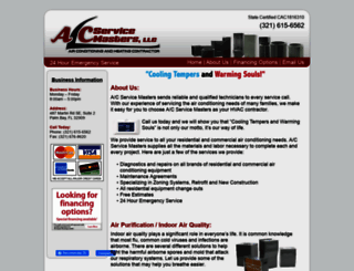 acservicemasters.com screenshot