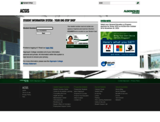 acsis.algonquincollege.com screenshot
