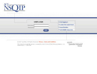 acsnsqip.outcome.com screenshot