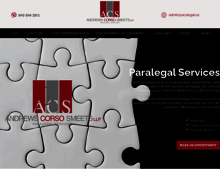 acsparalegal.ca screenshot