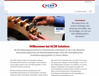 acsr-solutions.com screenshot