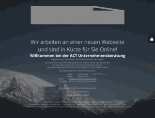 act-unternehmensberatung.de screenshot