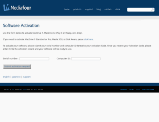 act.mediafour.com screenshot