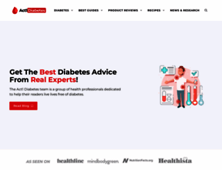 act1diabetes.org screenshot