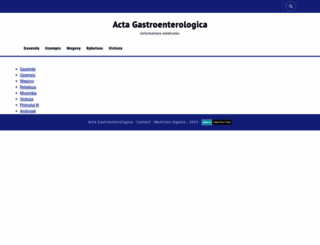 acta-gastroenterologica.be screenshot