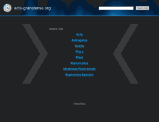 acta-granatense.org screenshot