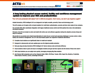 actatek.com screenshot