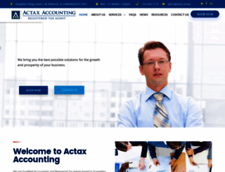 actax.com.au screenshot