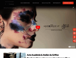 acte-academie.com screenshot