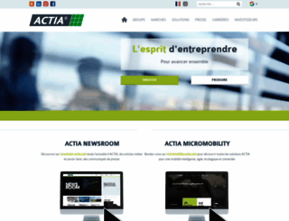 actia.fr screenshot