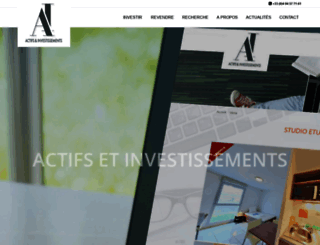 actifs-et-investissements.com screenshot