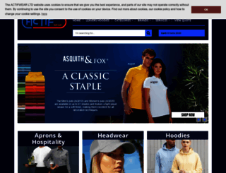 actifwear.co.uk screenshot