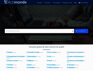 actimonde.com screenshot