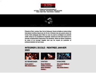 acting-international.com screenshot