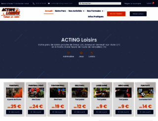 acting-paintball.com screenshot
