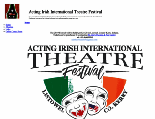 actingirish.com screenshot