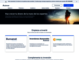 actinver.com.mx screenshot