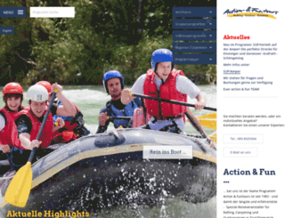 action-fun-rafting.de screenshot