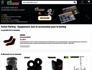 action-karting.fr screenshot