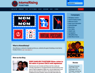action.momsrising.org screenshot