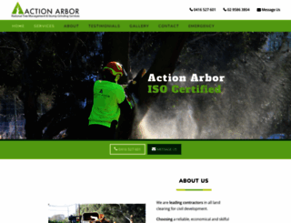 actionarbor.com.au screenshot