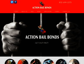 actionbailbondshouston.com screenshot