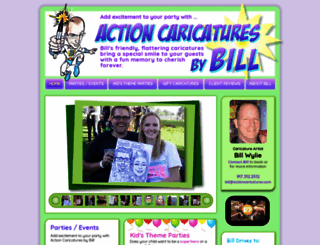 actioncaricatures.com screenshot