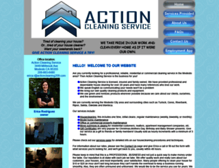 actioncleaning209.com screenshot