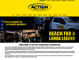 actioncleaningsystemsinc.com screenshot