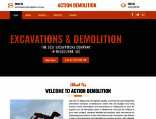 actiondemolition.com.au screenshot