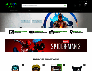 actiongame.com.br screenshot