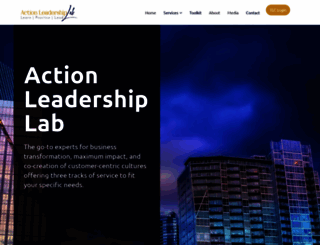 actionleadershiplab.com screenshot