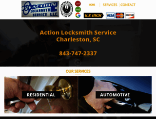 actionlocksmithcharleston.com screenshot