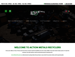 actionmetalsrecyclers.com screenshot
