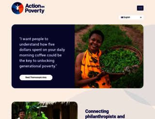 actiononpoverty.org screenshot