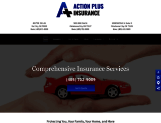 actionplusinsurance.com screenshot