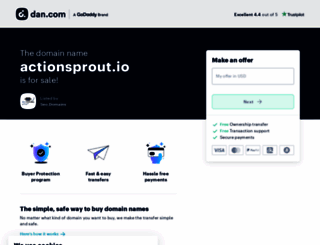 actionsprout.io screenshot