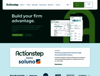actionstep.com screenshot