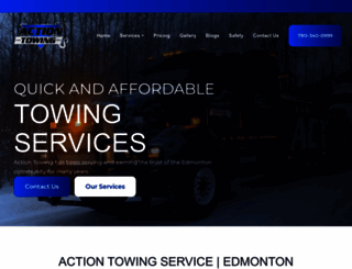 actiontowingservice.ca screenshot