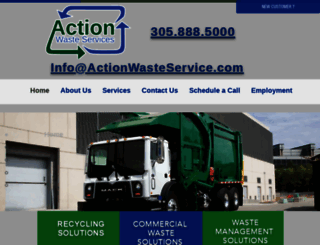 actionwasteservice.com screenshot