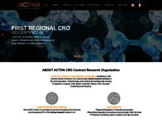 activa-cro.com screenshot