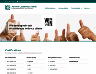 activacertifications.com screenshot