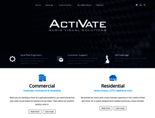 activate-audiovisual.co.uk screenshot