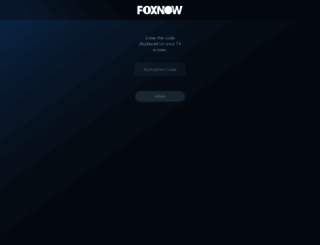 activate.fox.com screenshot