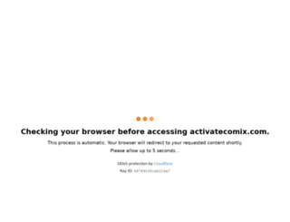 activatecomix.com screenshot