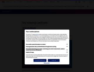 Access activatemychannels.sky.com. Sky viewing card help | Sky Help ...