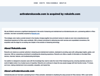 activaterokucode.com screenshot