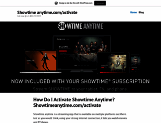 activateshowtimeanytime.wordpress.com screenshot