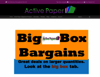 active-paper.co.uk screenshot