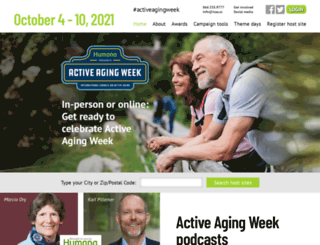 activeagingweek.com screenshot